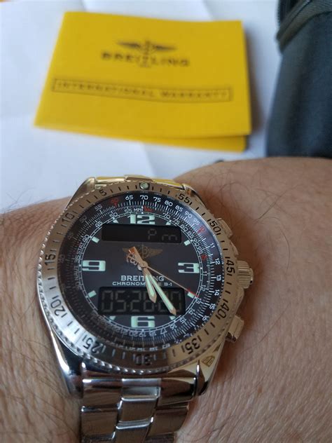 breitling watch b1 backlight problems